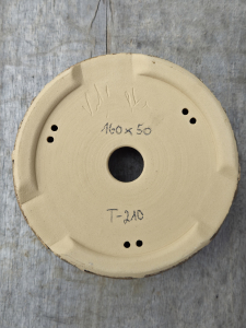 Handgetöpferte Künstlerschale 160mm × 160mm × 50mm