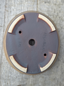 Handgetöpferte Künstlerschale 185mm × 165mm × 45mm