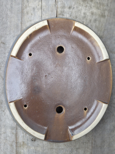 Handgetöpferte Künstlerschale 315mm × 275mm × 65mm