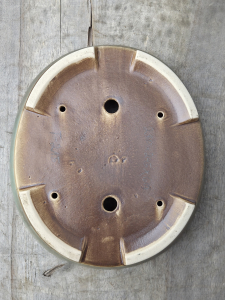 Handgetöpferte Künstlerschale 280mm × 245mm × 60mm