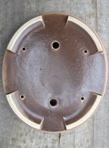 Handgetöpferte Künstlerschale 315mm × 275mm × 65mm