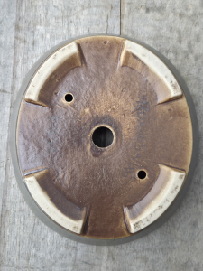 Handgetöpferte Künstlerschale 185mm × 165mm × 45mm