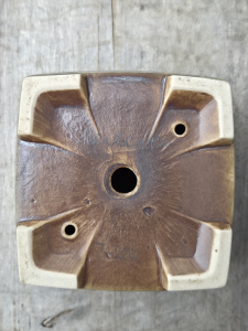 Handgetöpferte Künstlerschale 160mm × 160mm × 100mm