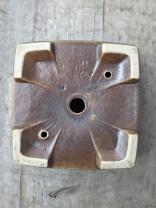 Handgetöpferte Künstlerschale 160mm × 160mm × 100mm